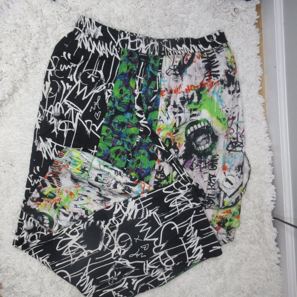 Collusion Unisex Graffiti Print pants - Picture 7 of 9